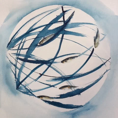 Design in Blue - SOLD